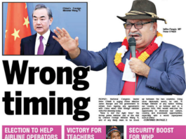 "Wrong timing", says former Prime Minister Peter O'Neill