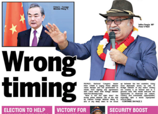 "Wrong timing", says former Prime Minister Peter O'Neill