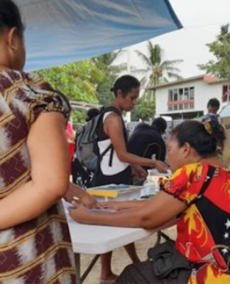 Central Province voters in the PNG elections