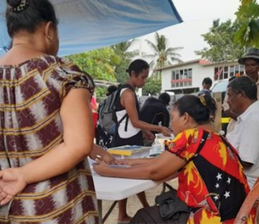 Central Province voters in the PNG elections