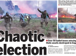 PNG Post-Courier reports the Enga election crisis 150722