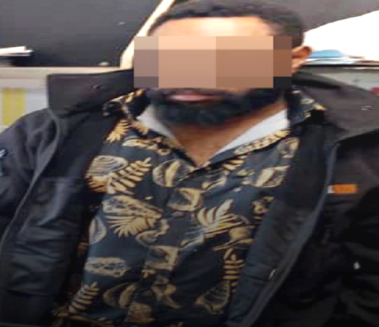 The detained "cash" man