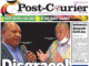 Today's front page banner headline in the PNG Post-Courier