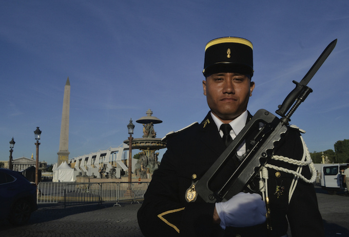 Georges, a Tahitian volunteer in the French armed forces