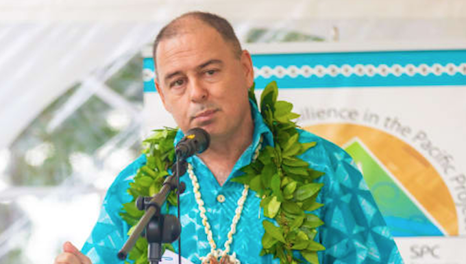 Cook Islands Prime Minister Mark Brown