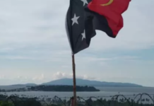 The PNG national flag - 2022 general election