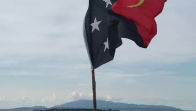 The PNG national flag - 2022 general election