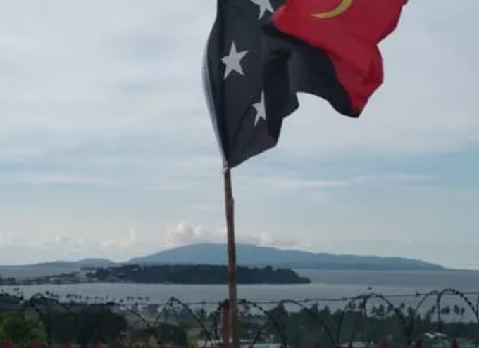 The PNG national flag - 2022 general election