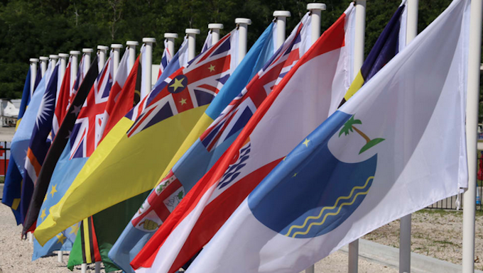 Pacific Islands Forum flags