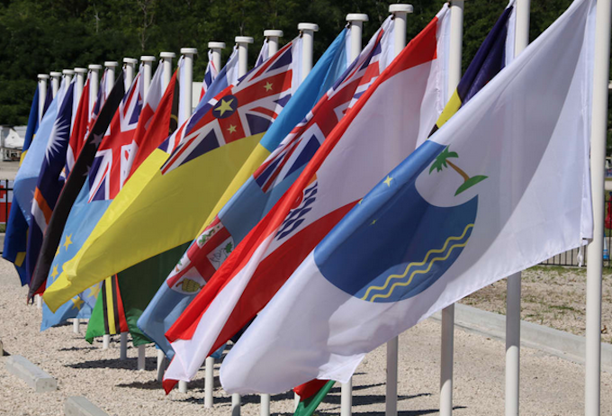 Pacific Islands Forum flags