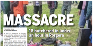 How the PNG Post-Courier reported the Engan massacre today 210722