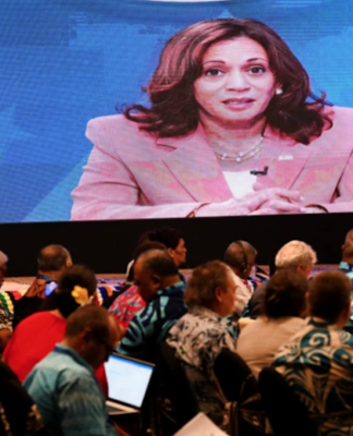 US Vice-President Kamala Harris