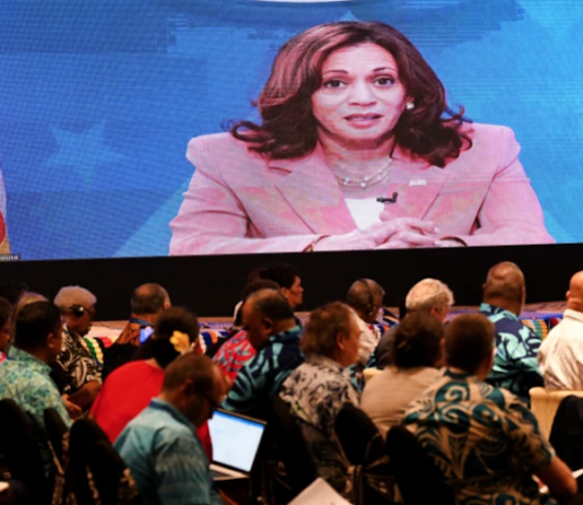 US Vice-President Kamala Harris