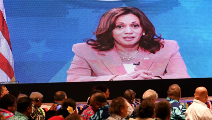 US Vice-President Kamala Harris