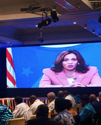 US Vice-President Kamala Harris