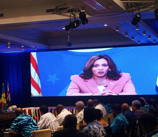 US Vice-President Kamala Harris