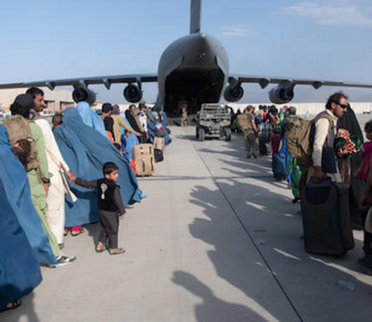 Afghans await evacuation in kabul