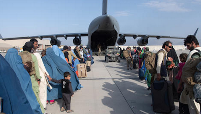 Afghans await evacuation in kabul