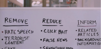 Facebook busts out the whiteboards to brainstorm its fake news strategy