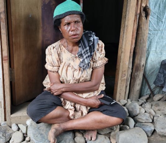 Evelyn Kunda at her safe house
