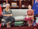 Prime Minister of Samoa Prime Minister Fiame Naomi Mata'afa with New Zealand Prime Minister Jacinda Ardern