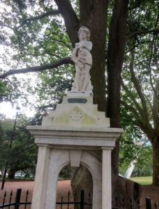 The Albert Part statue in memory of journalist George M Reed