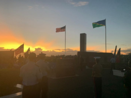 Dawn breaks over Honiara for 80th anniversary of Battle of Guadalcanal celebrations