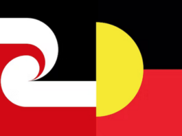 Indigenous flags of NZ and Australia