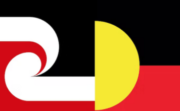 Indigenous flags of NZ and Australia