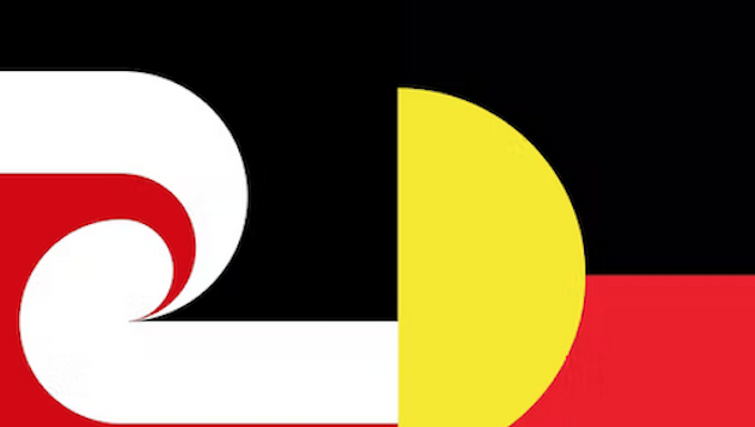 Indigenous flags of NZ and Australia