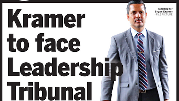 MP for Madang Bryan Kramer