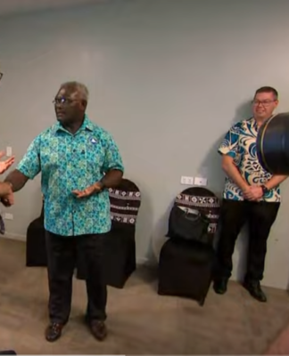 Solomon Islands Prime Minister Manasseh Sogavare