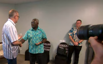 Solomon Islands Prime Minister Manasseh Sogavare