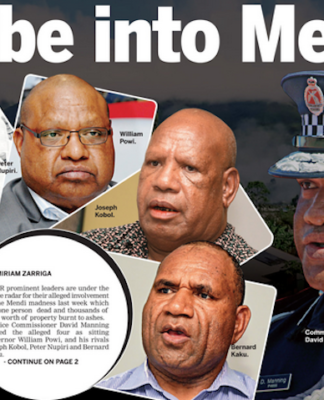 PNG's police chief David Manning names Mendi suspects