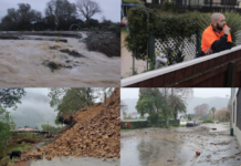 Flood damage in Nelson