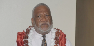 Vanuatu President Nikenike Vurobaravu