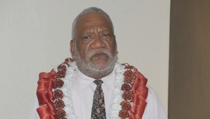 Vanuatu President Nikenike Vurobaravu