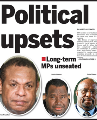 PNG election defeats