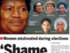 Women leaders condemn male violence in PNG election