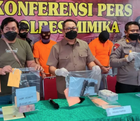 Indonesian authorities announce in Jayapura the arrest of six special forces suspects