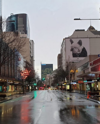 Auckland's signature shopping precinct Queen Street in lockdown