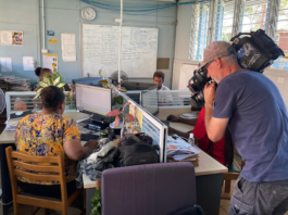 SIBC newsroom in Honiara