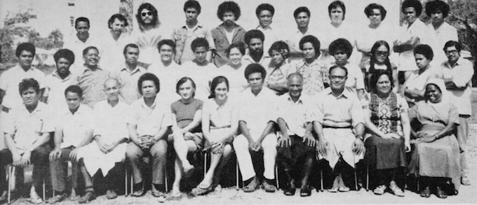 SPACS creative writing workshop , Suva 1974