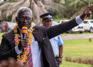 Solomon Islands Prime Minister Manasseh Sogavare