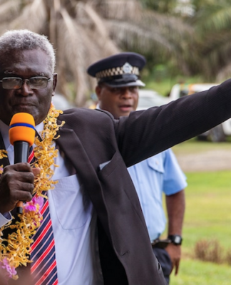 Solomon Islands Prime Minister Manasseh Sogavare