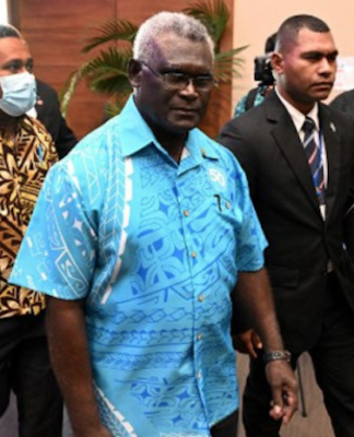 Solomon Islands Prime Minister Manasseh Sogavare