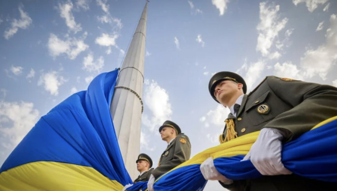 Ukrainians marked the 31st anniversary of their independence