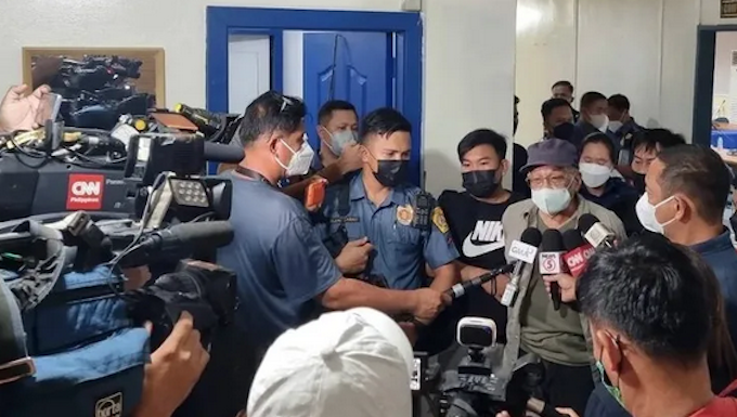 Former Philippine vice-presidential candidate Walden Bello is arrested