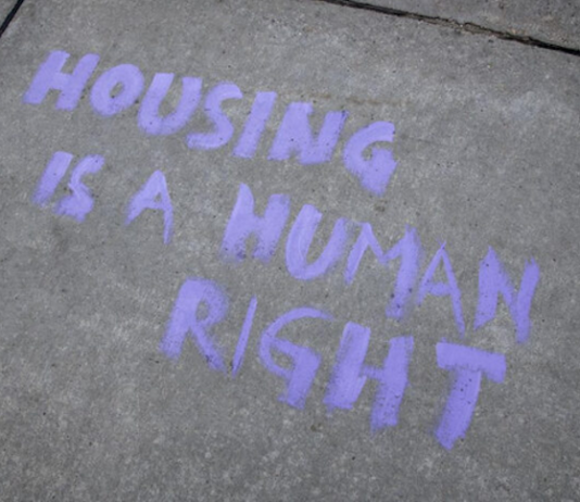 "Housing is a human right"