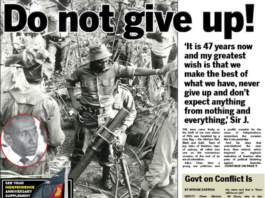 Flashback: PNG's "general" Julius Chan at the frontline